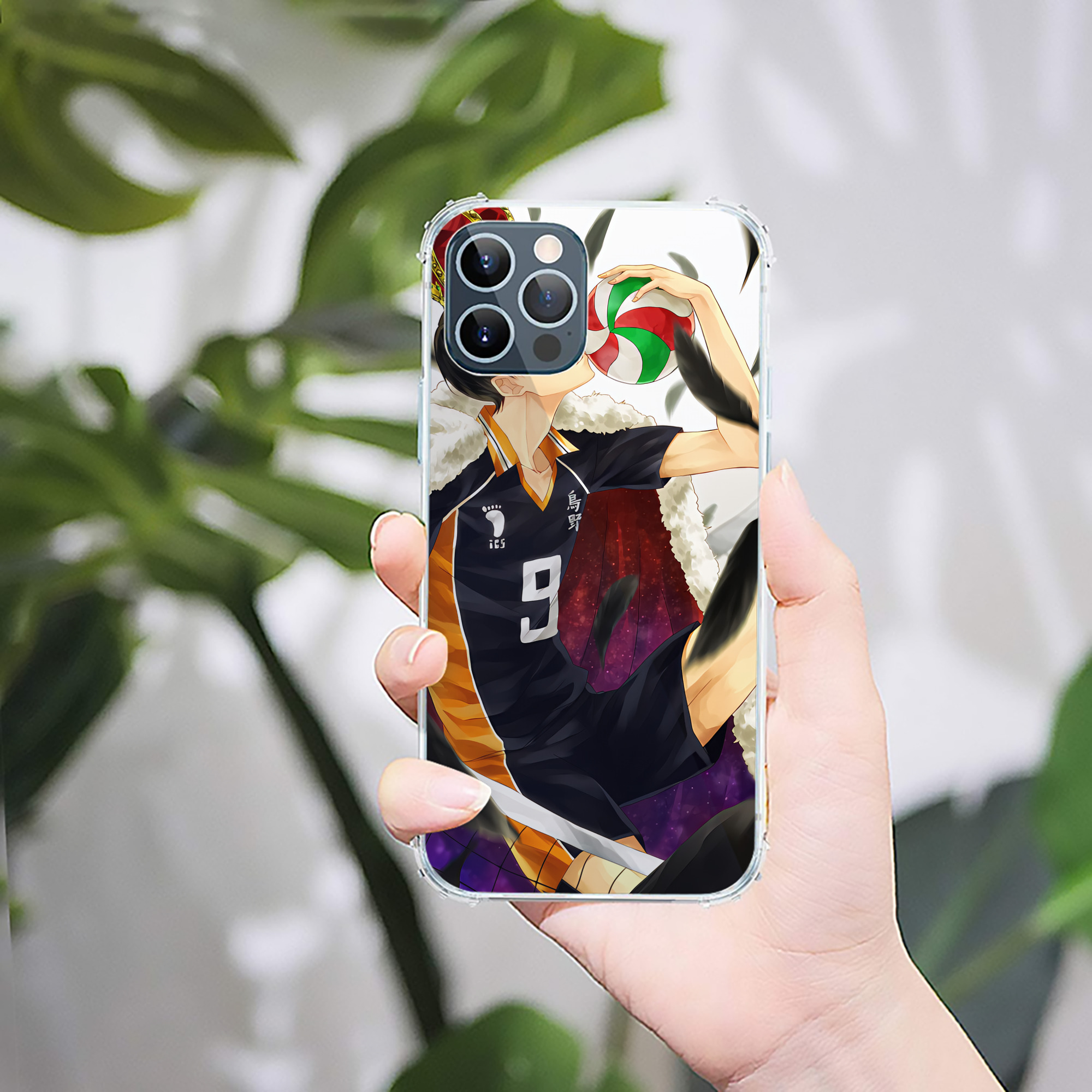 （画像用） ハイキュー!! Haikyu!! 【iPhone 12シリーズ対応】透明スマホケース（クリアソフトケース）
